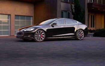 2015 Tesla Model S P85D electric supercar 2560x1600